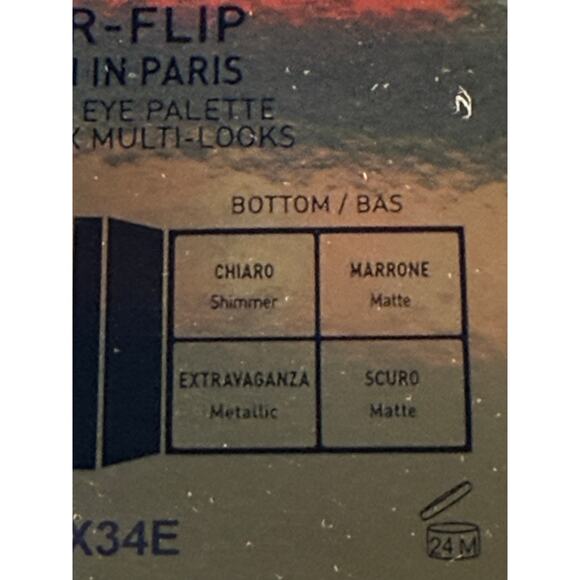 Valentino COLOR-FLIP EYESHADOW PALETTE - When in Paris 02- NEW in BOX - Picture 4 of 11